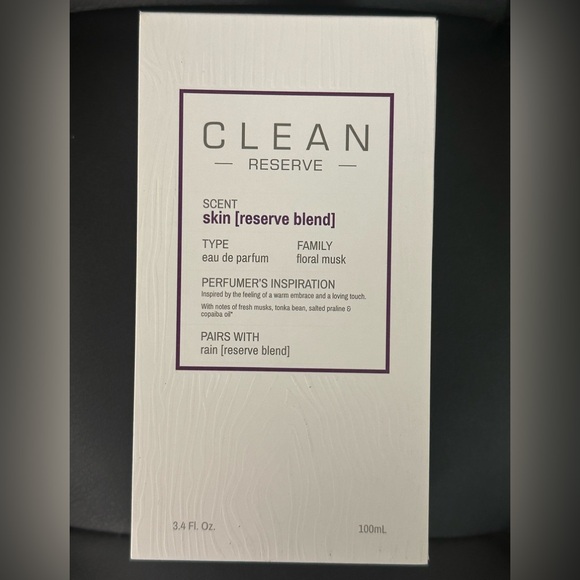 CLEAN RESERVE SKIN 3.4 OZ EAU DE PARFUM SPRAY (NEW IN BOX, NEVER USED) - Picture 2 of 4
